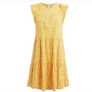 J. Crew Yellow Floral Dress